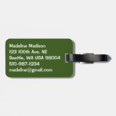 Ginkgoboom van Gulden Geel Bagagelabel (Achterkant horizontaal)