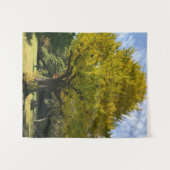 Ginkgoboom van Gulden Geel Wandkleed (Voorkant (horizontaal))