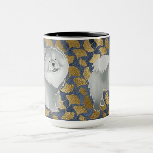 GINKGO's blauwe koe Mok (Midden)