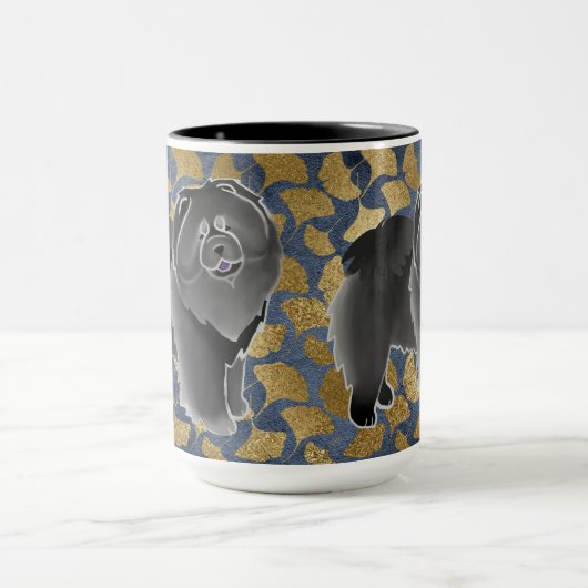 GINKGO's zwarte koe Mok (Midden)