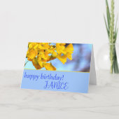 Ginko Biloba-Wenskaart Kaart (Voorkant)