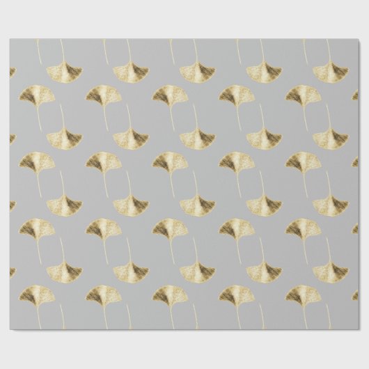  ginko bladeren cadeaupapier (Vlak)