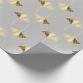 ginko bladeren cadeaupapier (Hoek)