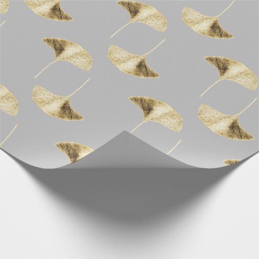  ginko bladeren cadeaupapier (Hoek)