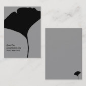 Ginko Leaf Calling Card Contactkaartje (Voorkant / Achterkant)