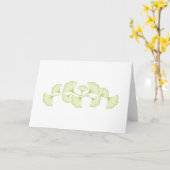 Ginko Leaves Kaart (Gele Bloem)
