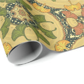 Ginkobladeren Cadeaupapier (Rol Hoek)