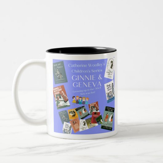 Ginnie & Genève - Timeless Book Series Two-Tone Co Tweekleurige Koffiemok (Links)