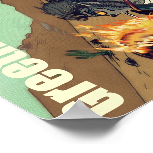 Ginny & Clutch (groeten van route 66) Poster (Hoek)