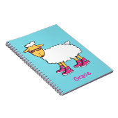 Ginny de notitieboek schapen (Rechterzijde)