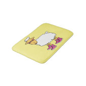 Ginny de schapen badmat (Gekanteld)