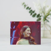 Ginny Natnicha Feestdagenkaart (Staand voorkant)