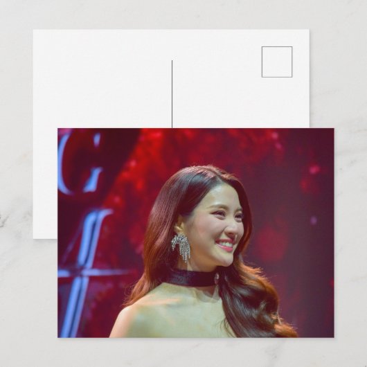 Ginny Natnicha Feestdagenkaart (Voorkant / Achterkant)