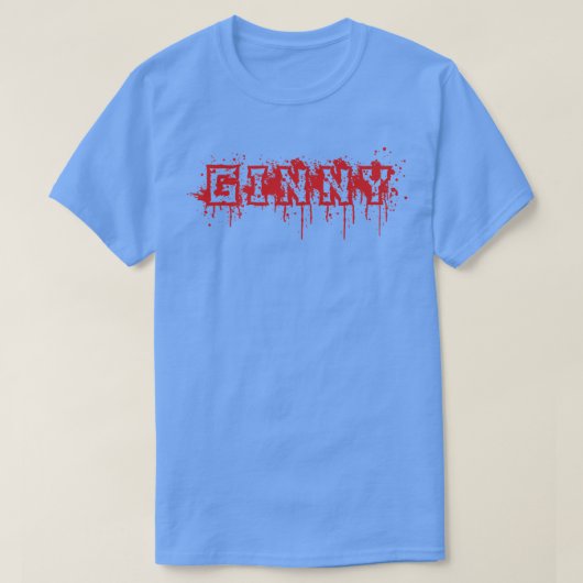 Ginny Voornaam Halloween Costume Personalized 3 T-shirt (Design voorkant)