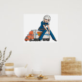 Ginormica Susan Murphy van Monsters vs. Aliens Poster (Keuken)