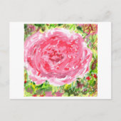 Ginormig roos briefkaart (Voorkant)
