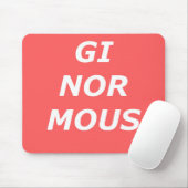 GINORMOUS Mousepad Muismat (Met muis)