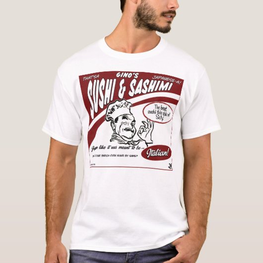 Gino's Sushi & Sashimi T-shirt (Voorkant)