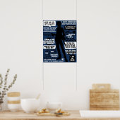 Gintama Hijikata Toshiro Quotes Poster (Keuken)