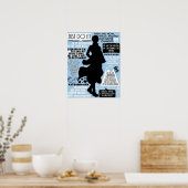 Gintama Sakata Gintoki Quotes Poster (Keuken)