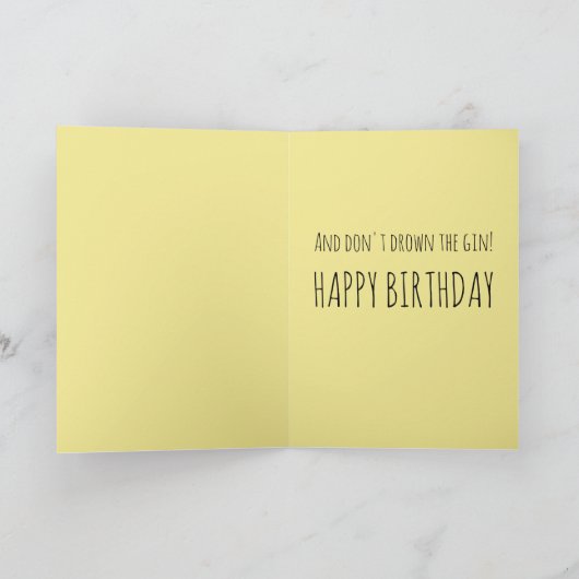 Gintastic het is uw klantgerichte Verjaardag Kaart (Binnen)