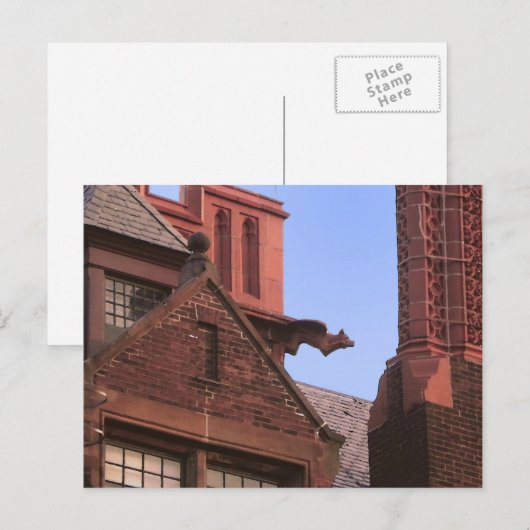 Ginter Park Gargoyle Briefkaart (Voorkant / Achterkant)