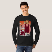 Gintleman Cocktail Gentleman Party Thema Feest T-shirt (Voorkant volledig)