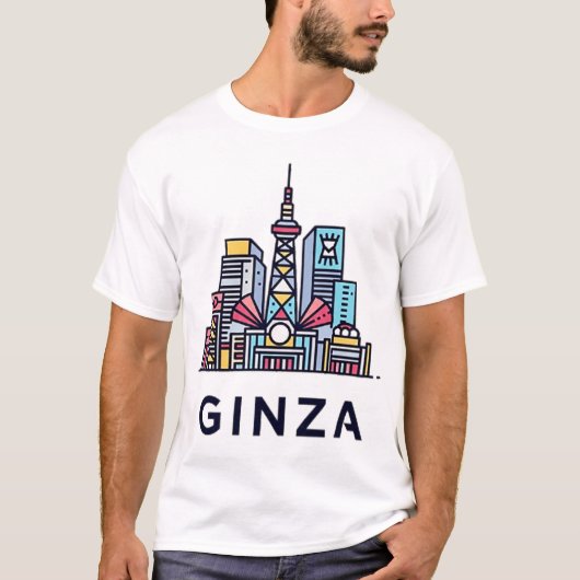 GINZA T-SHIRT (Voorkant)