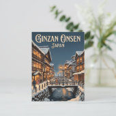 Ginzan Onsen Japan Briefkaart (Staand voorkant)