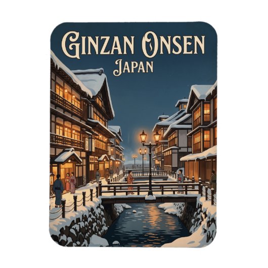 Ginzan Onsen Japan Magneet (Verticaal)