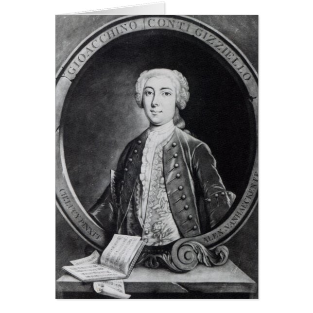 Gioacchino Conti, "Gizziello", (Voorkant)