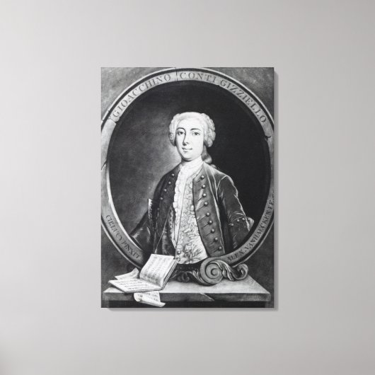 Gioacchino Conti, "Gizziello" Canvas Afdruk (Voorkant)