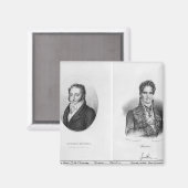 Gioacchino Rossini Gaspare gegraveerd door Magneet (Voorkant / Achterkant)