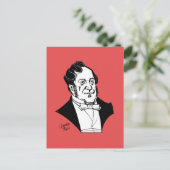 Gioachino Rossini Briefkaart (Staand voorkant)