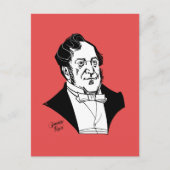 Gioachino Rossini Briefkaart (Voorkant)