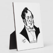 Gioachino Rossini Fotoplaat (Zijkant)