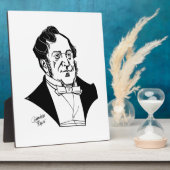 Gioachino Rossini Fotoplaat (Zijkant)