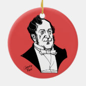 Gioachino Rossini Keramisch Ornament (Achterkant)