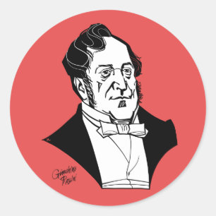 Gioachino Rossini Ronde Sticker
