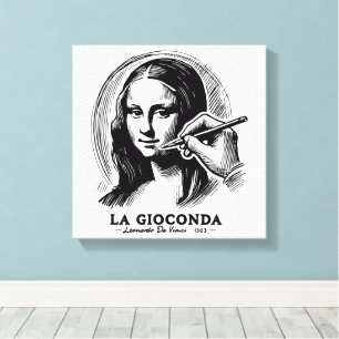 Gioconda Canvas Afdruk