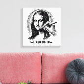 Gioconda Canvas Afdruk (Insitu (Woonkamer))