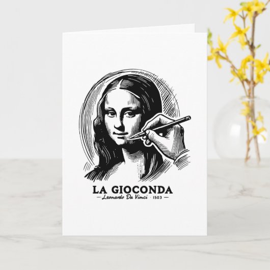 Gioconda Kaart (Gele Bloem)
