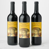 Gioconda Mona Lisa Leonardo Da Vinci Art Wijn Etiket (Flessen)