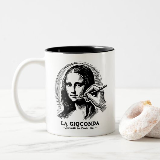Gioconda Tweekleurige Koffiemok (Met donut)