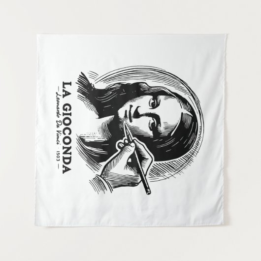 Gioconda Wandkleed (Voorkant (horizontaal))