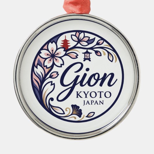 Gion Japan Metalen Ornament (Voorkant)