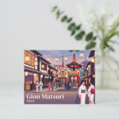Gion Matsuri Japan Briefkaart (Staand voorkant)