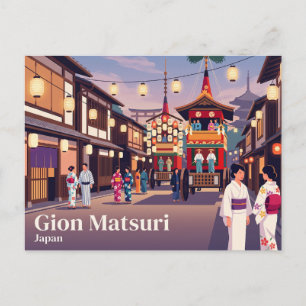 Gion Matsuri Japan Briefkaart