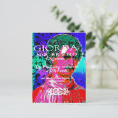 Giordano Bruno Esoteric Occult Astrology Italiaans Briefkaart (Staand voorkant)