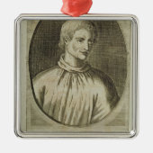 Giordano Bruno Metalen Ornament (Voorkant)